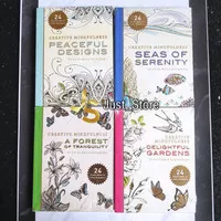 CREATIVE MINDFULNESS series - Travel size Adult Colouring book IMPORT