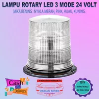 Lampu Rotary LED 3 Mode Lampu Rotari Truk Variasi Mobil Rotary 3 Mode