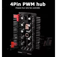 Fan Splitter Hub PWM 4 Pin Kabel Sensor Mobo Sync Extension ASUS MSI