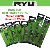 Ryu Mata Bor HSS Cobalt 8 s/d 12mm Drill Bit Besi Aluminium Stainless