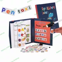 Magnetic Spelling Game Travel Edukasi Montessori toys phonic english