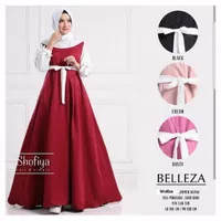 Belleza dress baju gamis fashion muslim remaja wanita