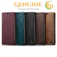 Samsung Galaxy A80 Flip Wallet Caseme Leather Case Sarung Kulit