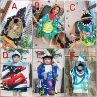 HANDUK PONCO ANAK 60x60 cm / handuk berenang anak / handuk topi