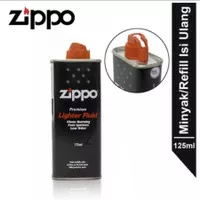 Refill Isi Minyak Zippo Original 100% Premium Lighter Fluid 125ml