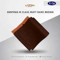 GENTENG KERAMIK M-CLASS DARK BROWN MATT