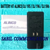 BATRE HT ALINCO DJ195 DJ196 DJ596 EBP 51N ORI MURAH BATERAI DJ 196