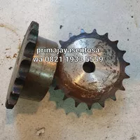 SPROCKET GEAR CHAIN 08B X 20T BRITISH RANTAI GIGI 20 SINGLE