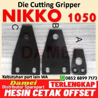 Gripper Die Cutting Nikko 1050 Hot Foil Stamping Mesin Pond Nikko Yoco