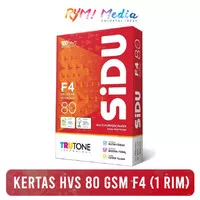 Kertas HVS 80 gsm F4 1 RIM / 500 Fotocopy Print SIDU PAPERONE SAMEDAY