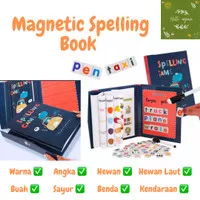 Magnetic Spelling Book, Mainan Edukasi