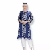 tunik tenun troso/tunik batik wanita murah/baju tenun atasan wanita