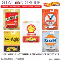 HOT WHEELS HW GRM16 HOT WHEELS PREMIUM SET ISI 5 PCS 21 - DIECAST