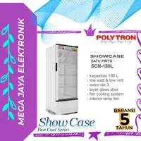 SHOWCASE COOLER POLYTRON SCN-180 180 L 3 RAK