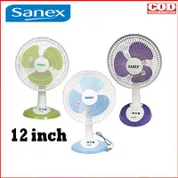 Kipas Angin SANEX 12 inch Model Duduk/ Desk Fan FR1287 GARANSI RESMI