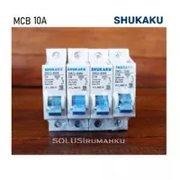 MCB SHUKAKU BIRU 10A SIKRING 10 AMPERE 2200 WATT
