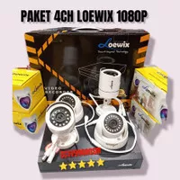 PAKET CAMERA CCTV 4CH FULL HD 2MP 1080P Paket 4 Camera Full HD