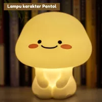 Boneka Lampu Tidur Pentol Star Moly Soft Head Touch Dimmer - READY