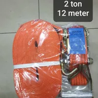 Ratchet tie down 2 ton 10 meter / Webbing Cargo Tali untuk Truk barang