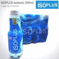 ISOPLUS isotonic drink botol 350ml 1 pak isi 12 botol minuman isotonik