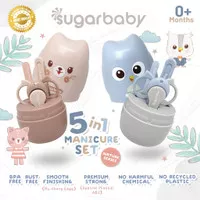 Sugar Baby 5in1 Baby Manicure Set Nature Series Gunting Kuku Bayi Set