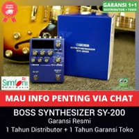 EFEK GITAR BOSS SY-200 Guitar Synthesizer/Synthesizer Processor