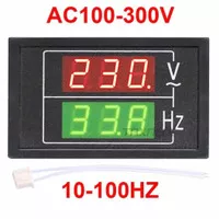 voltmeter hz meter digital led 300V AC / voltmeter frequency meter AC