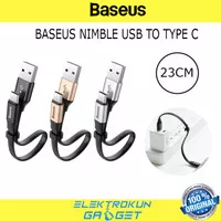 BASEUS Nimble Cable Charger USB Type C Kabel Data Powerbank Oppo Vivo
