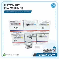 PISTON KIT FIM IZUMI FIM74XB BEAT ESP VARIO 110 STD 0.50 1.00 1.50 2.0