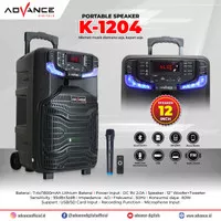 Advance K1204 Speaker Meeting Bluetooth 12 Inch Free 1 Mic Wireless