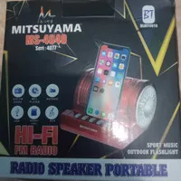 Radio Speaker Portable Mitsuyama MS 4040 Seri: 4077 /FM Radio /Hi-Fi