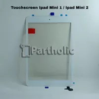 Touchscreen Ipad Mini 1 / ipad mini 2 / A1489 / A1490 / A1491 Putih