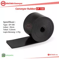 Karet Conveyor Belt Rubber Lebar 35cm x 2 Ply (5,5mm) x 1 Meter