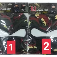 MASKER MOTOR NINJA MOTIF ARMY TENTARA LORENG BALACLAVA PENUTUP WAJAH.