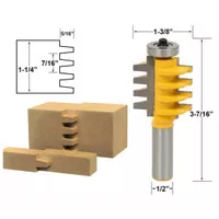 Router Bit Cone Tenon Mata Router Besar Glue Joint Router Bit Cone Ten