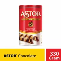 ASTOR CHOCOLATE WAFER STICK CAN 330G (038028)