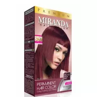 Miranda Hair Color/ Cat Rambut/ Semir Rambut MC 10 - Wine Red 30ml