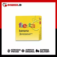 Fiesta Kondom Banana – 3 Pcs