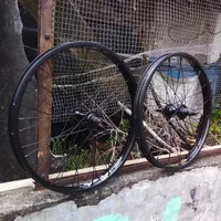 Parts BMX Wheelset Alex Rims Supradome with KHE MVP Cassette Hub