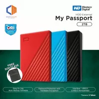 WD passport 2TB HD / HDD / Hardisk Eksternal / External 2.5" 2 TB