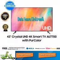 Samsung Smart TV 43 Inch Crystal UHD 4K LED TV 43AU7700 /link jne