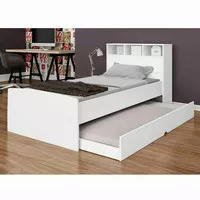 tempat tidur minimalis, single bed, dipan minimalis