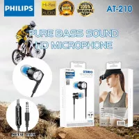 HEADSET HANDSFREE PHILIPS AT-210 MAGNET STEREO EARPHONE AT210