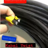 kabel Twisted SR 2x16 /Kabel PLN 2mm x16 Eceran Meteran