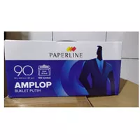 AMPLOP PAPERLINE 90 PPS PUTIH POLOS / AMPLOP PANJANG