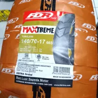 Paketan Ban FDR 120/70-17 & 140/70-17 MAXTREME TUBELESS ORIGINAL