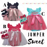 Jumper Sweet Tule Anak Perempuan Fashion / Trendy M483 Pink Tutu GK