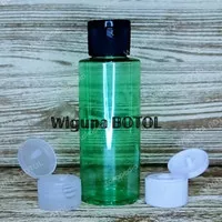 Botol Fliptop 100 ML Hijau / Botol Rf 100ml Hitau Tutup FLiptop