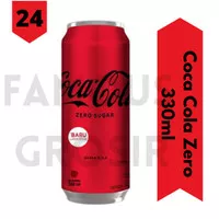 Coca Cola Zero kaleng 330ml isi 24Pcs