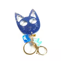 Azul Cat Defence Key Chain Gantungan Kunci